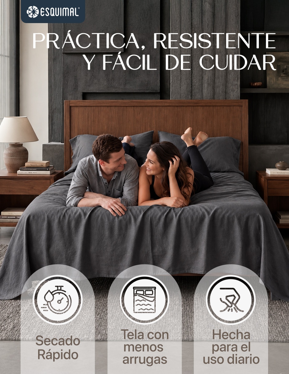 Juego de sábanas de lyocell frescas y suaves 4