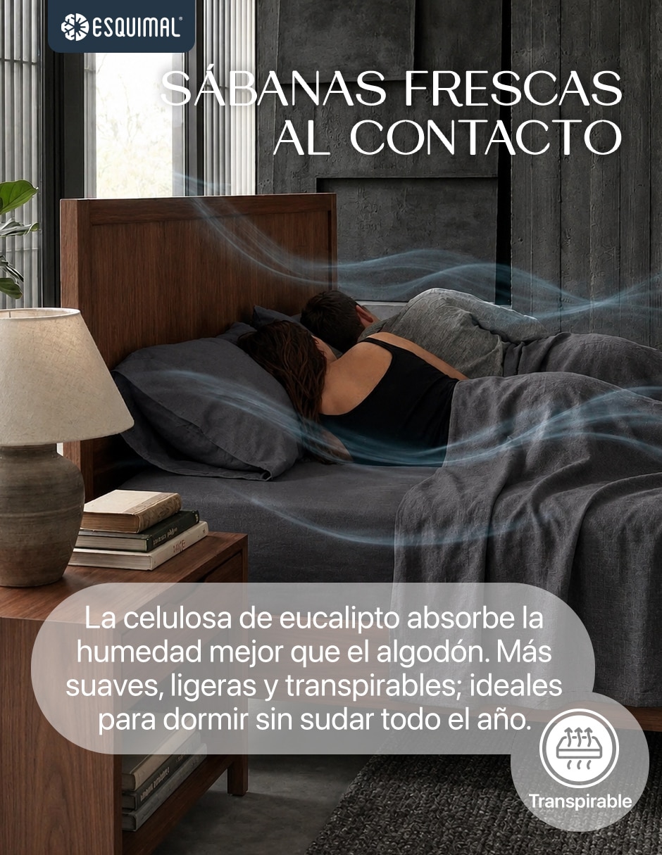 Juego de sábanas de lyocell frescas y suaves 7