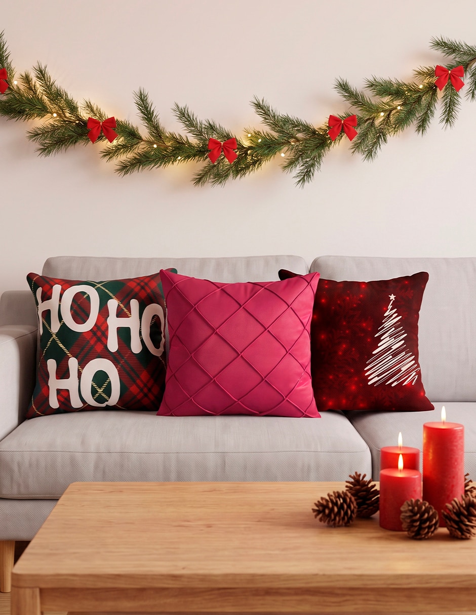 Set de cojín decorativo navidad 5