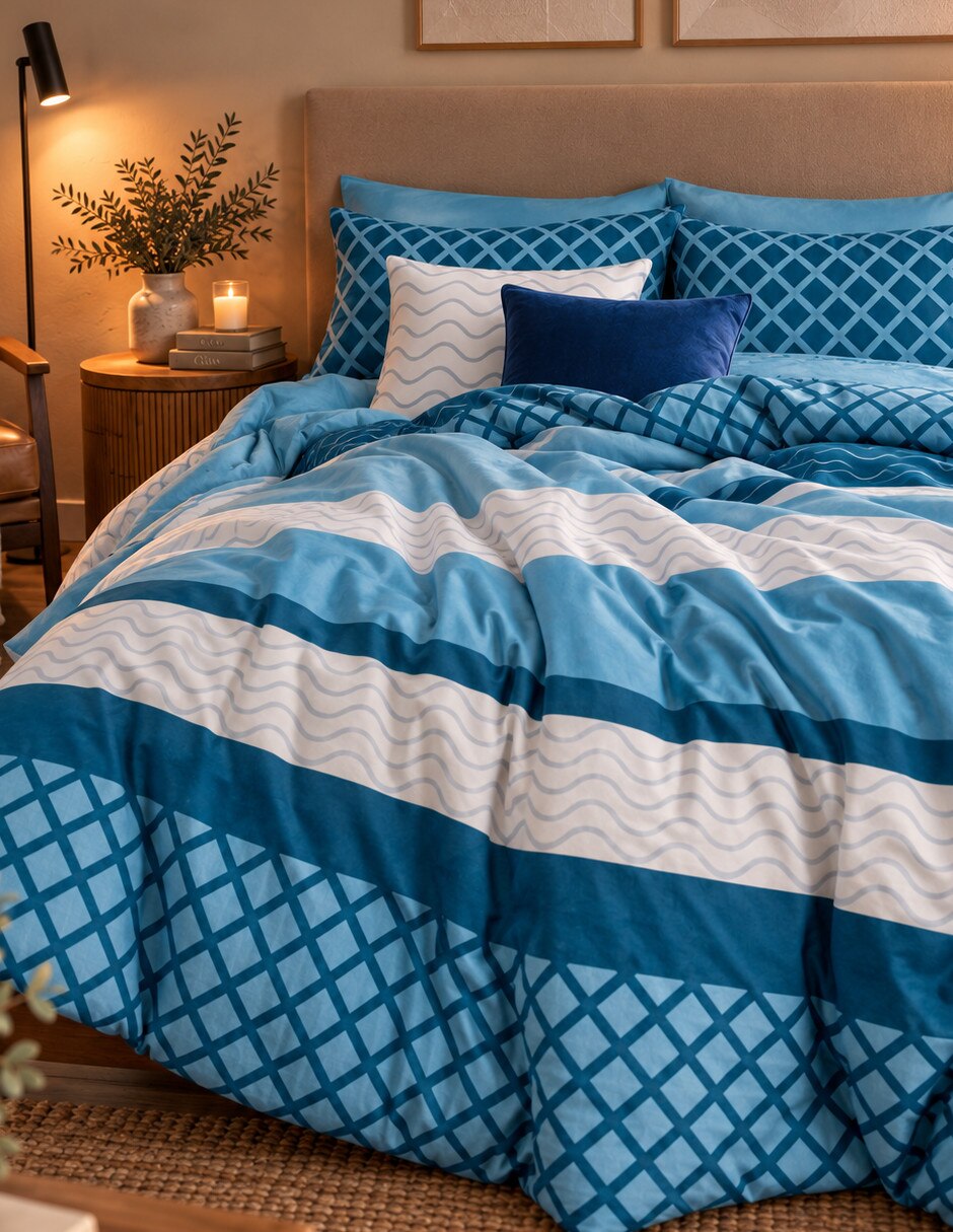 Set edredón Modular Riviera Blu 6
