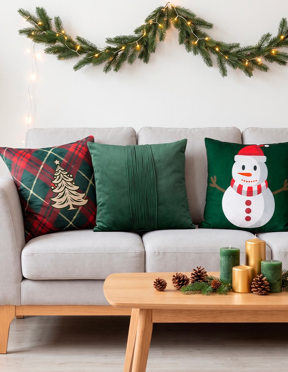 Set de cojín decorativo navidad 4