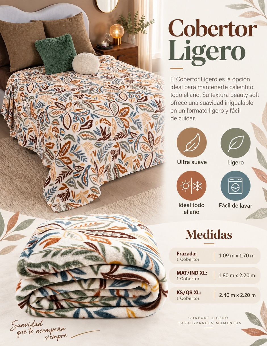 Cobertor estampado abstracto 3