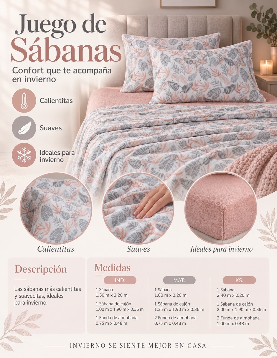 Juego de sábanas 3