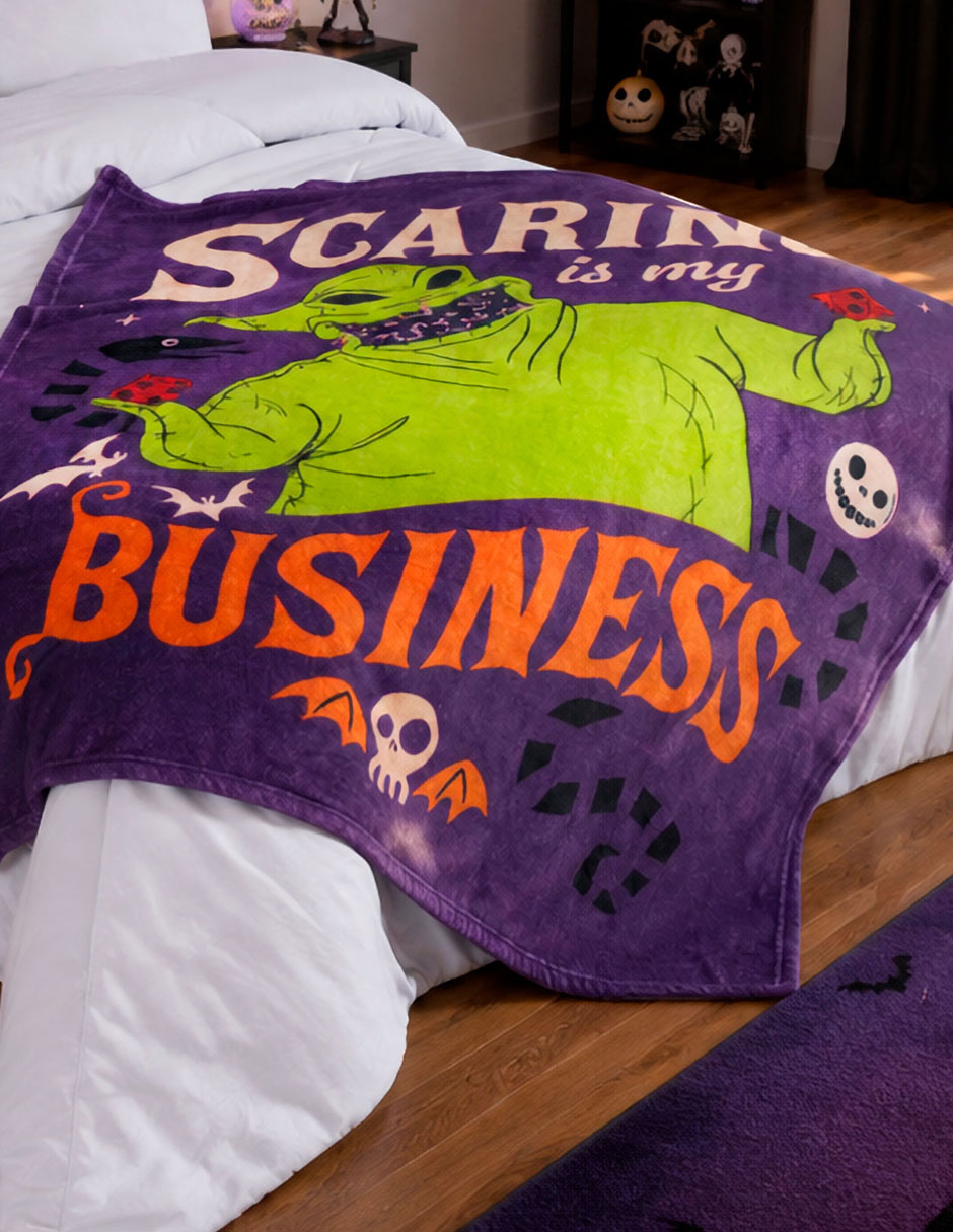 Frazada de tejido plano Serenity Scaring Jack Skellington 2