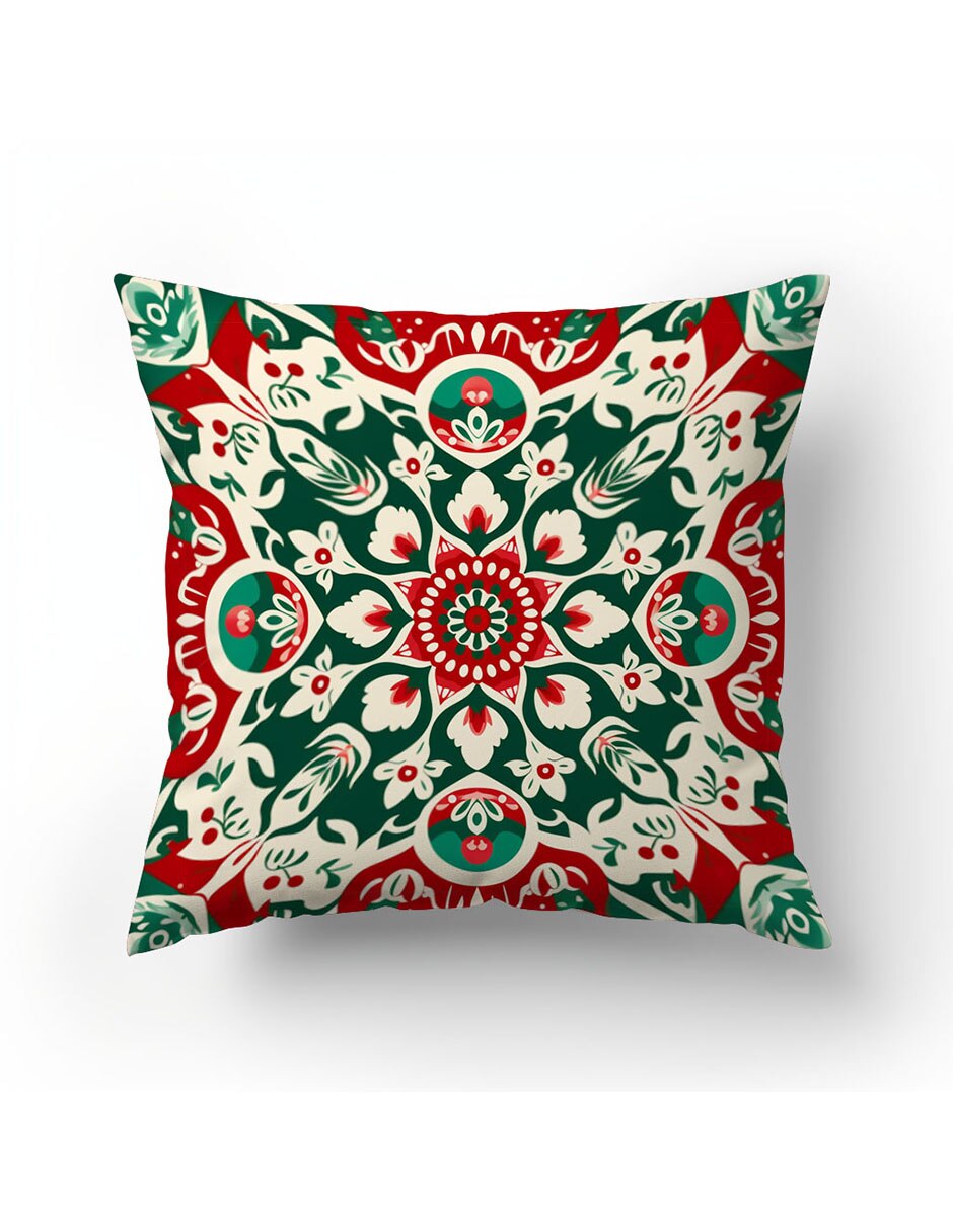 Set de cojín decorativo Beikia Navideños Mandalas 4
