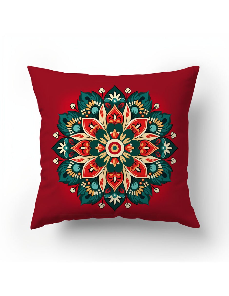 Set de cojín decorativo Beikia Navideños Mandalas 6