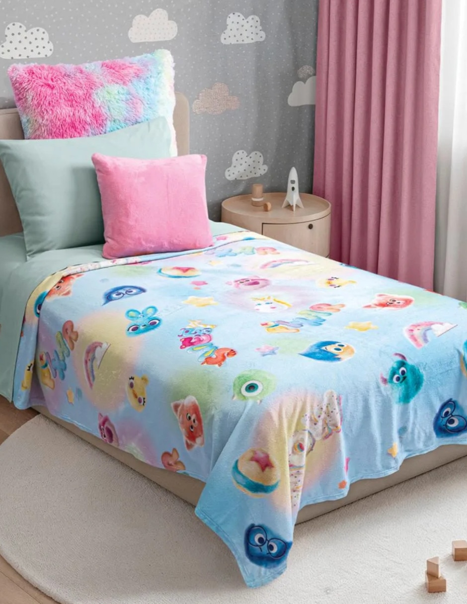 Cobertor Pixar ligero Pals estampado Infantil