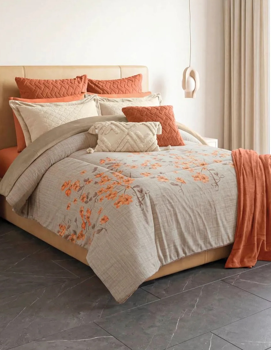 Cobertor No aplica Invernal Flor de Arcilla estampado Floral 2