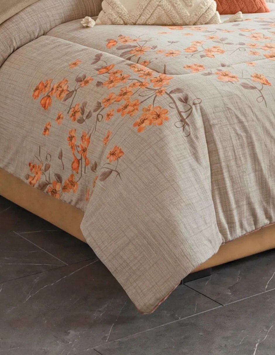 Cobertor No aplica Invernal Flor de Arcilla estampado Floral 3