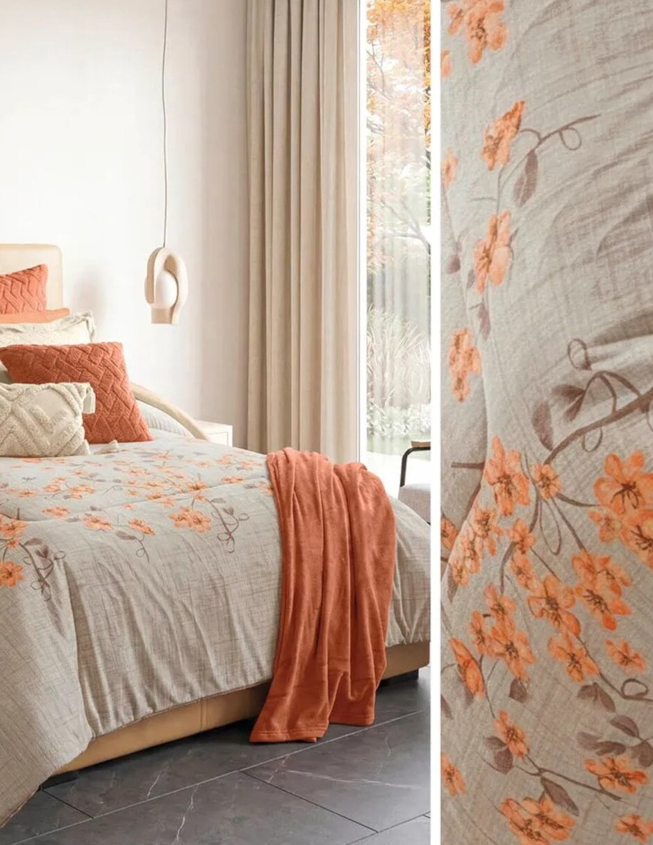 Cobertor No aplica Invernal Flor de Arcilla estampado Floral 6