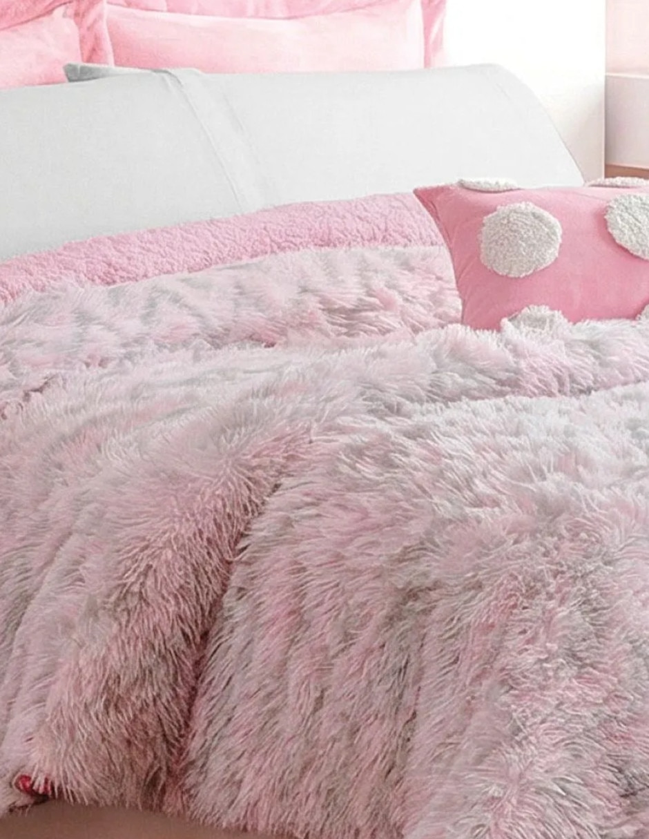 Cobertor No aplica Faux Fur Pétale estampado Texturizado 5