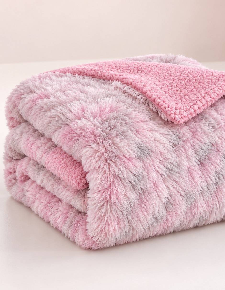 Cobertor No aplica Faux Fur Pétale estampado Texturizado 6