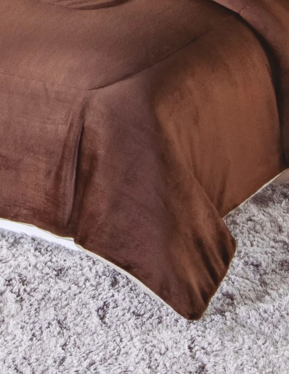 Cobertor No aplica Cozy Cocoa Almnonds estampado Liso 3