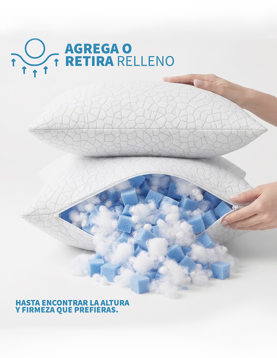 Set de almohada cooling firmeza media 4