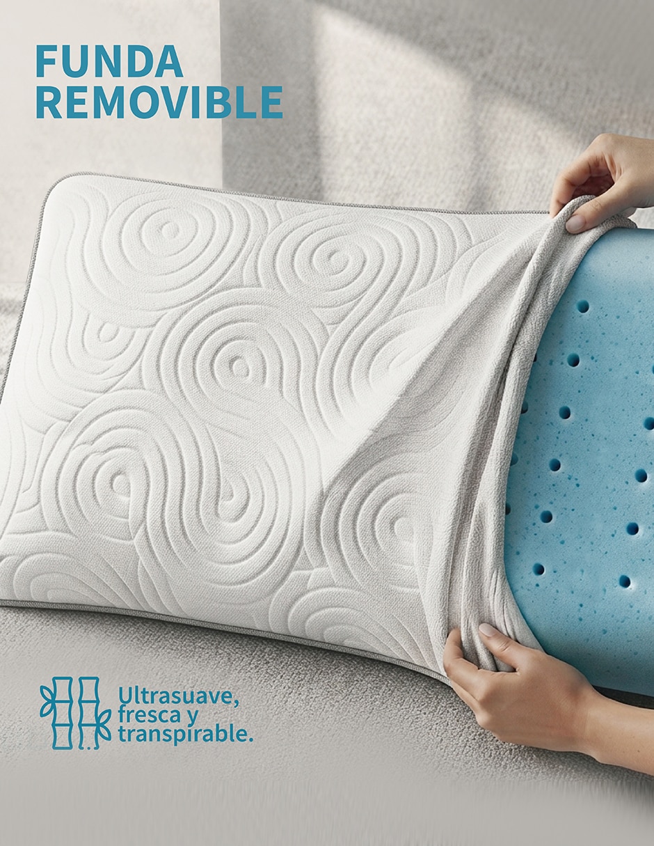 Set de almohada bluegel firmeza media 5
