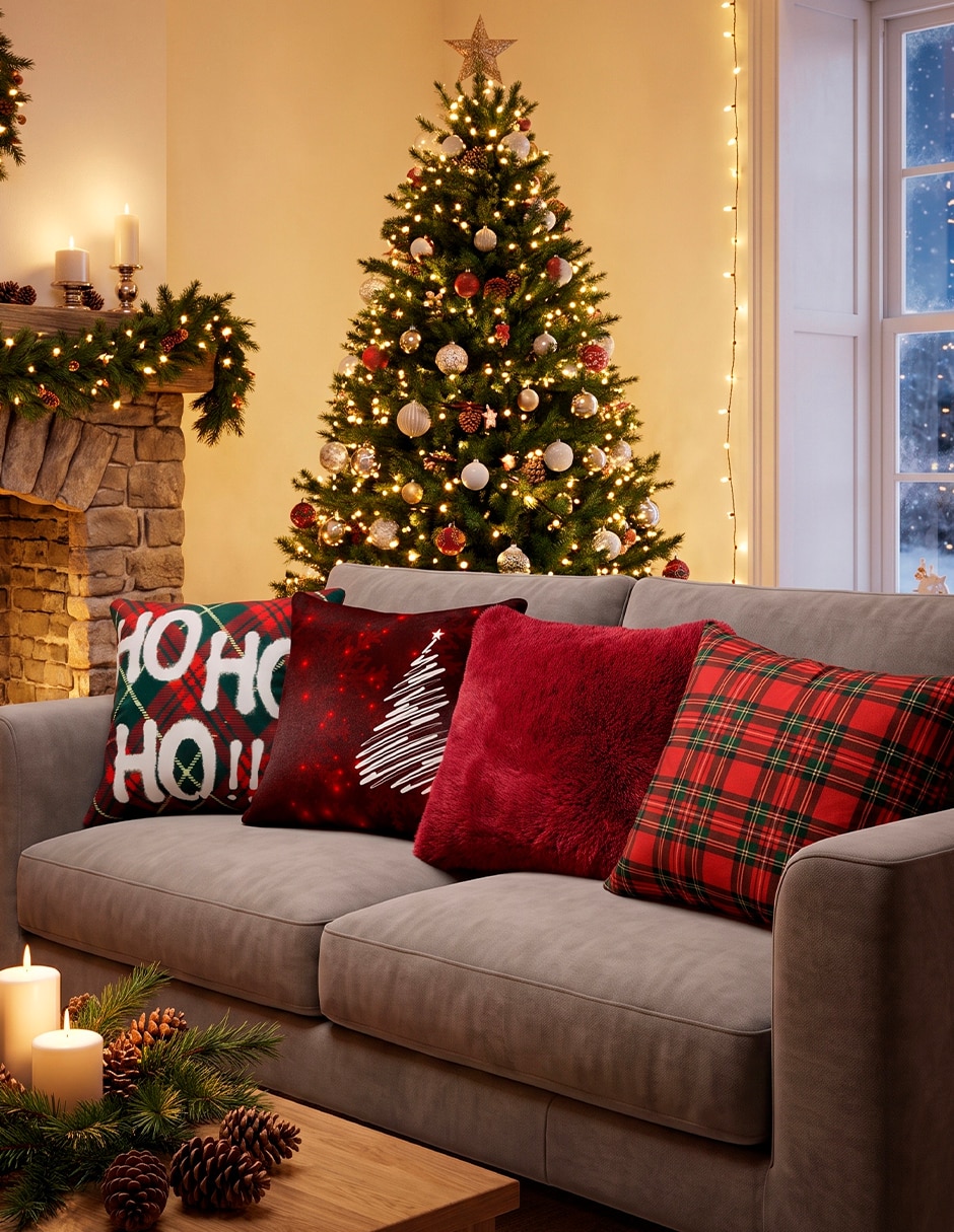 Set de cojín decorativo navidad 5