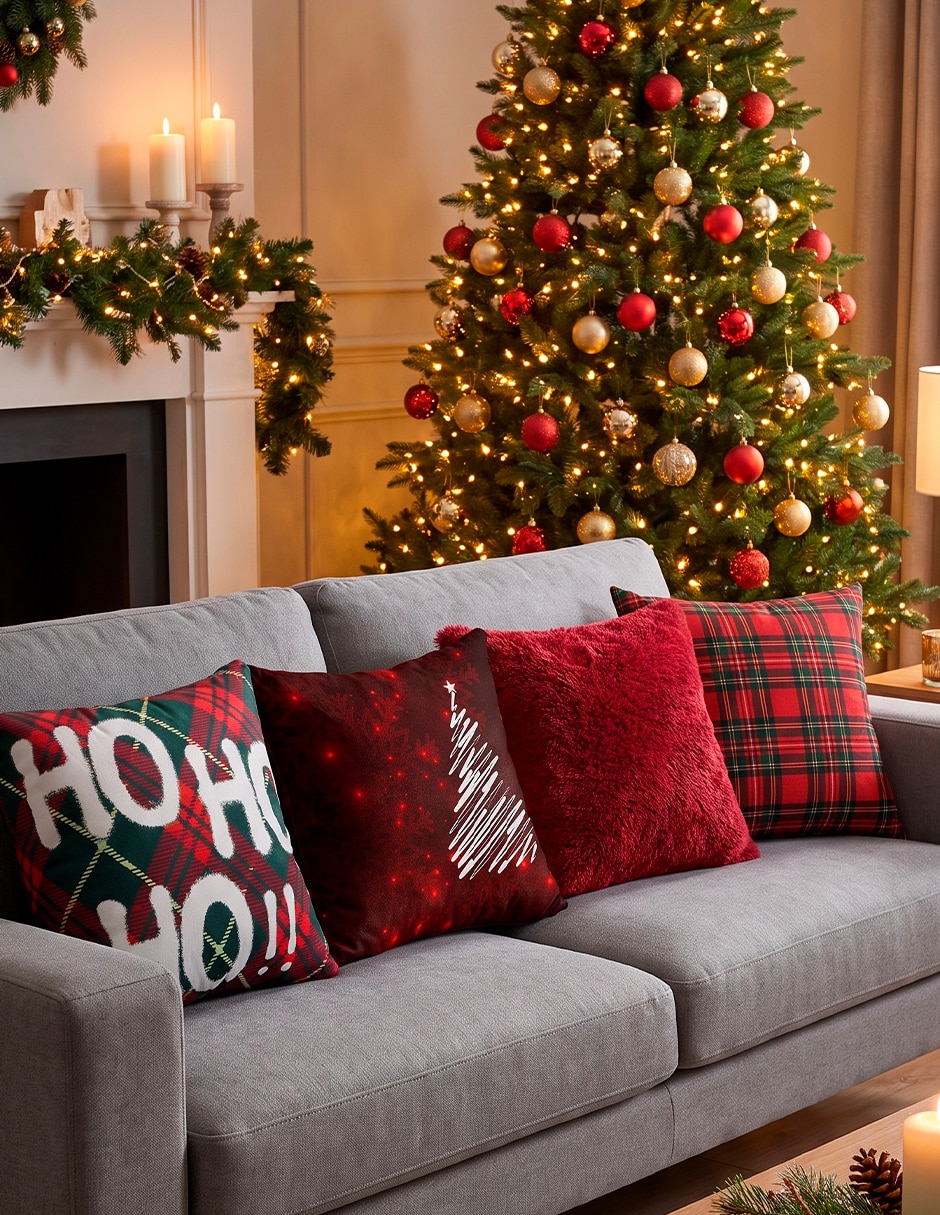Set de cojín decorativo navidad 4