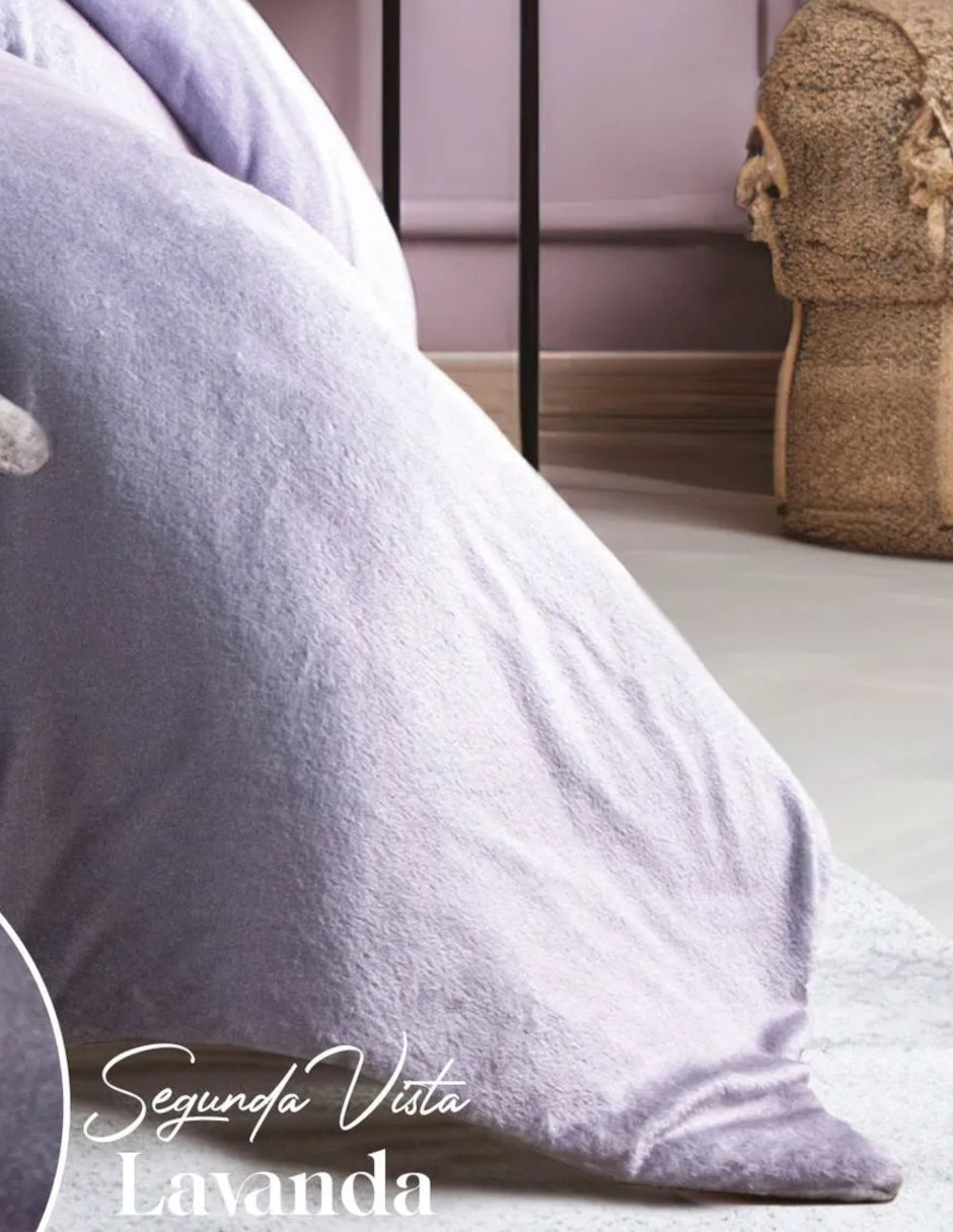 Cobertor No aplica Nube Lavanda estampado Liso 2