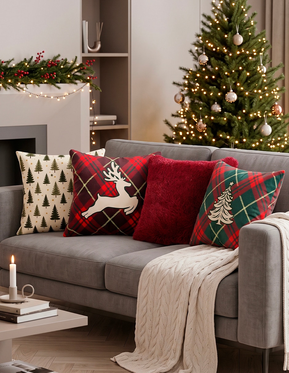 Set de cojín decorativo navidad 4