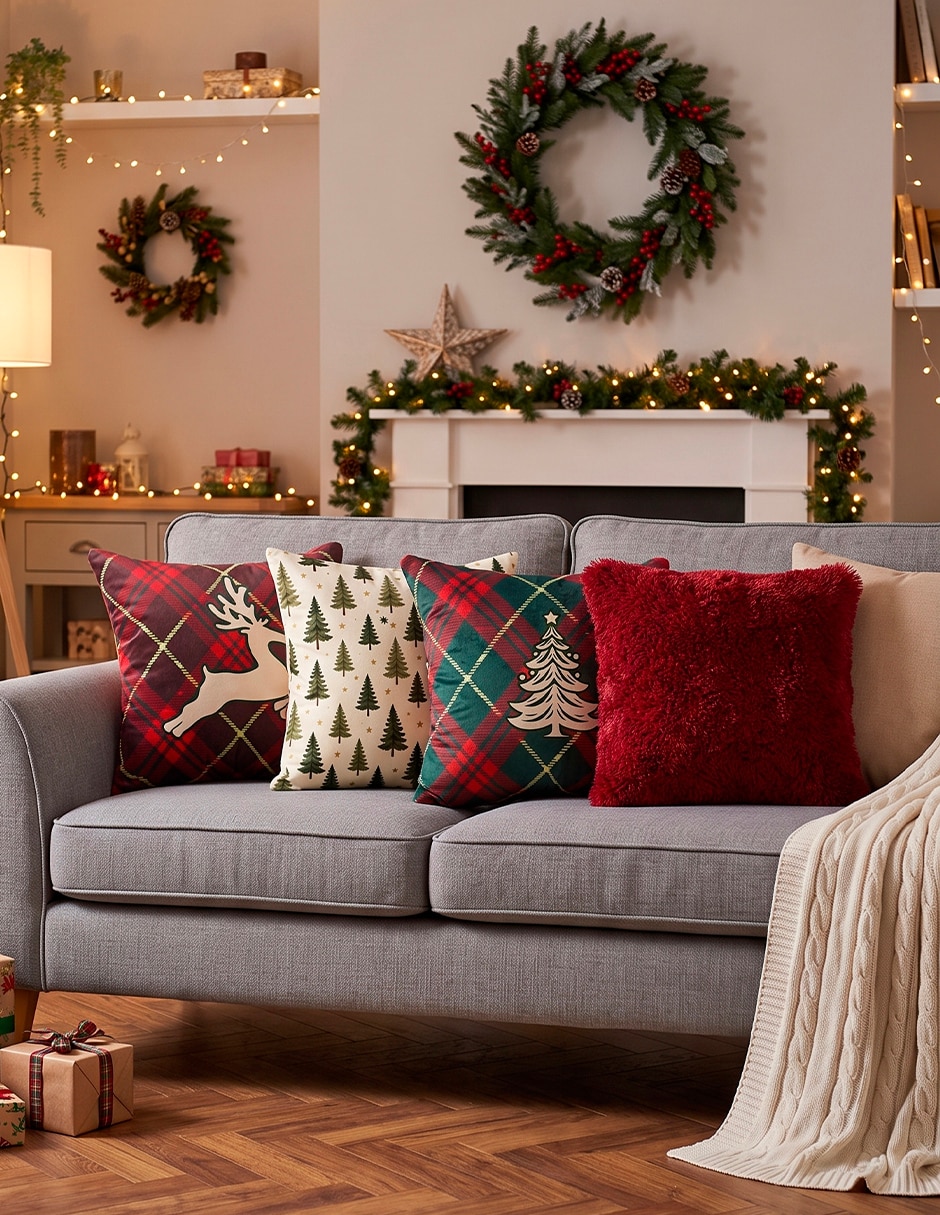 Set de cojín decorativo navidad 2