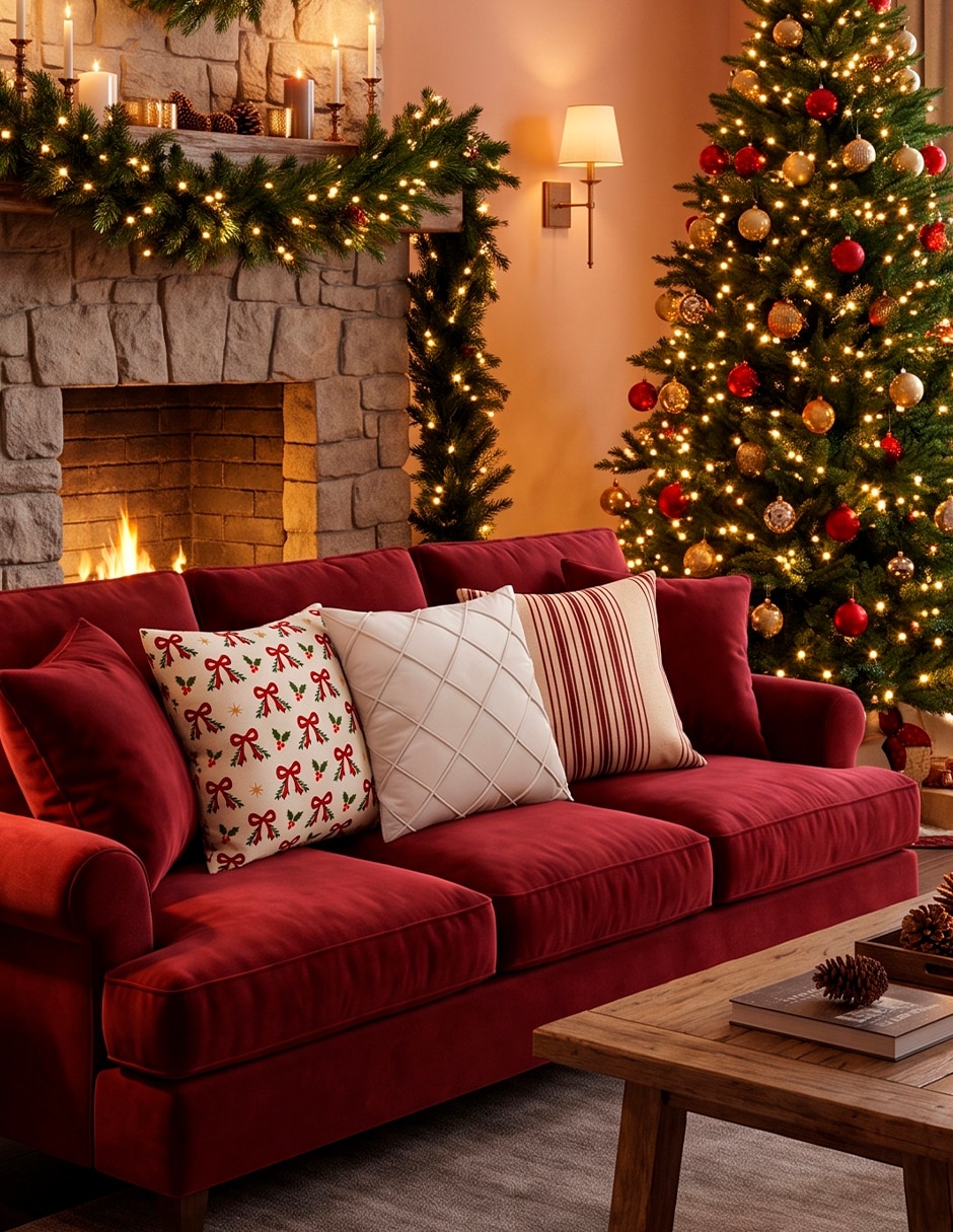 Set de cojín decorativo navidad 4