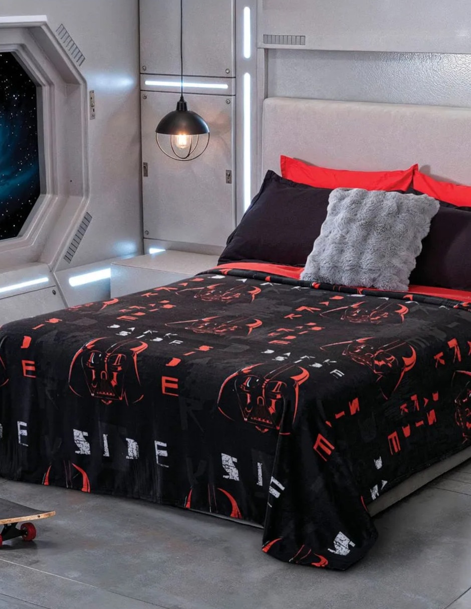 Cobertor darth vader ligero darth vader estampada Cobertor darth vader ligero darth vader estampada