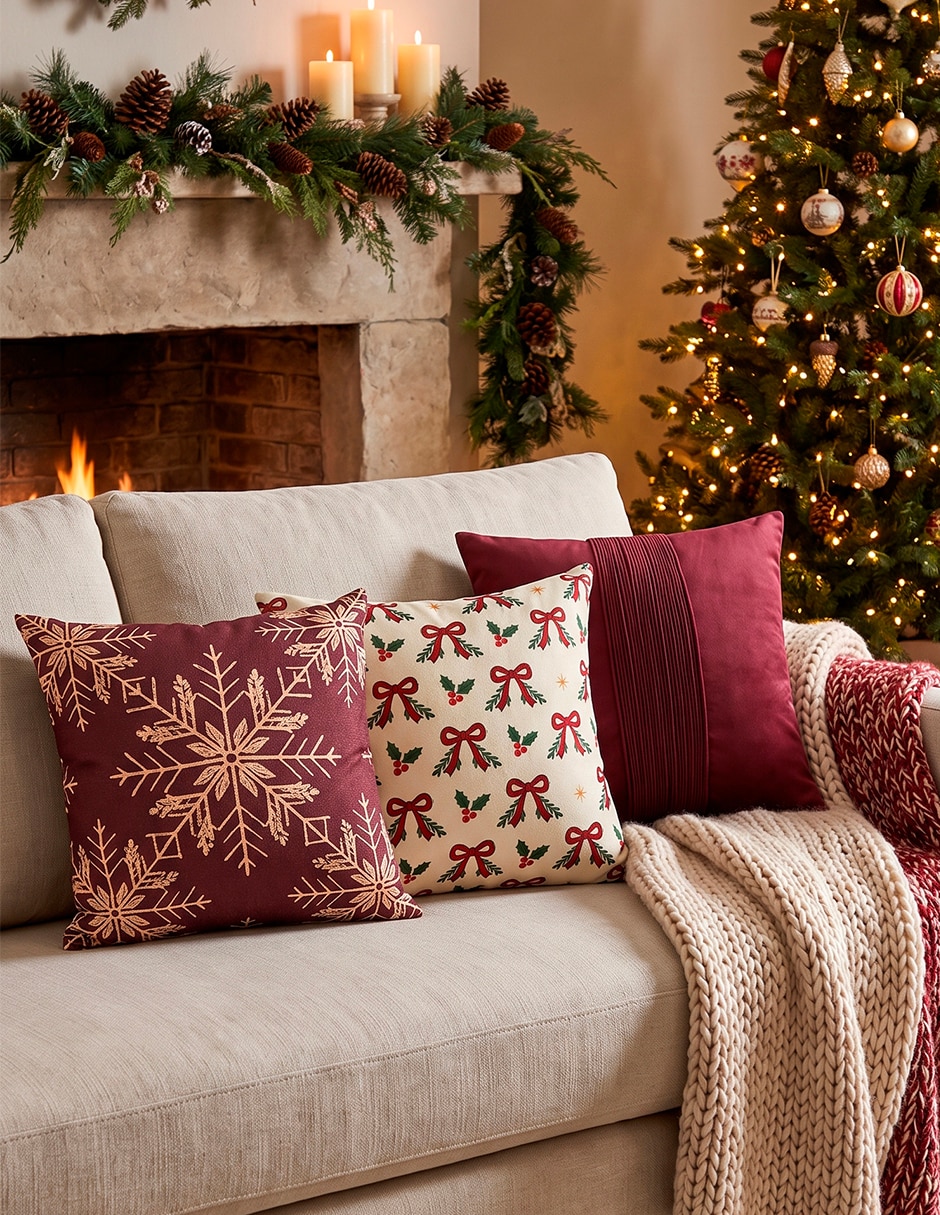 Set de cojín decorativo navidad 3