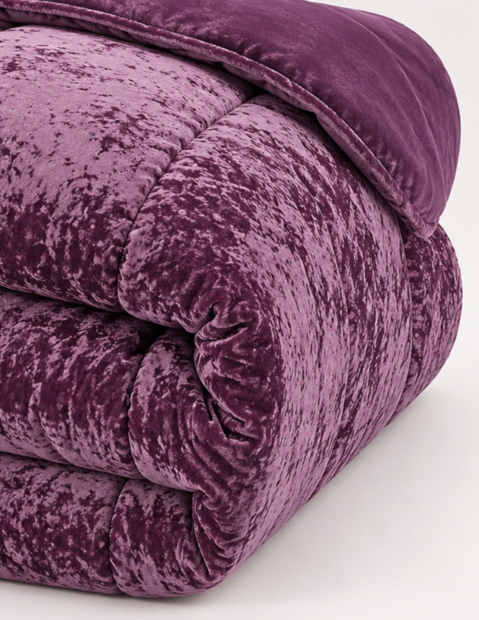Cobertor No aplica Frosted Velvet Prugna estampado Texturizado 3