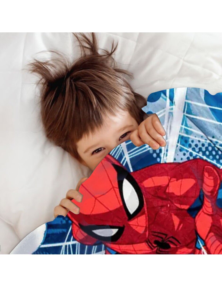Frazada clásica de tejido plano infantil marvel 5
