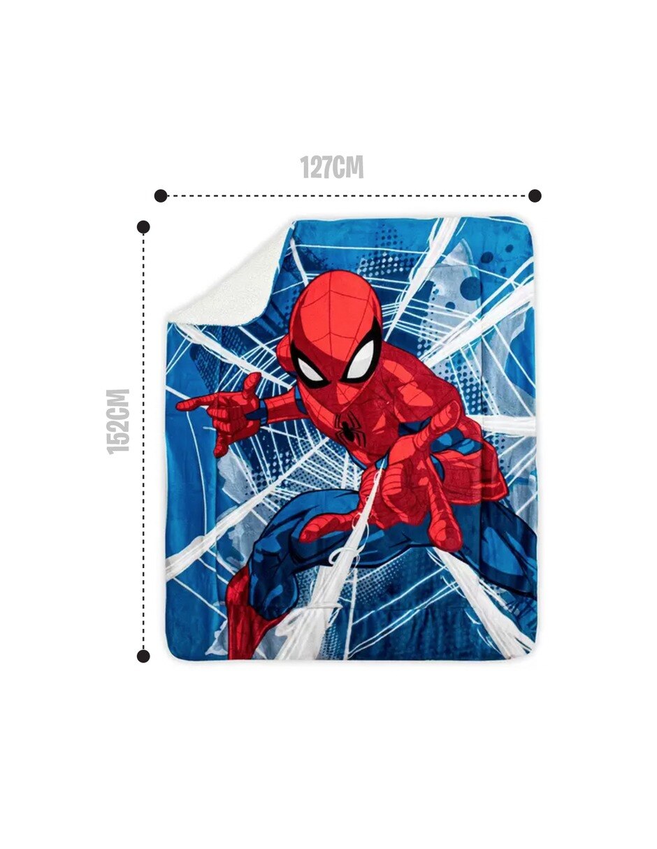 Frazada clásica de tejido plano infantil marvel 6