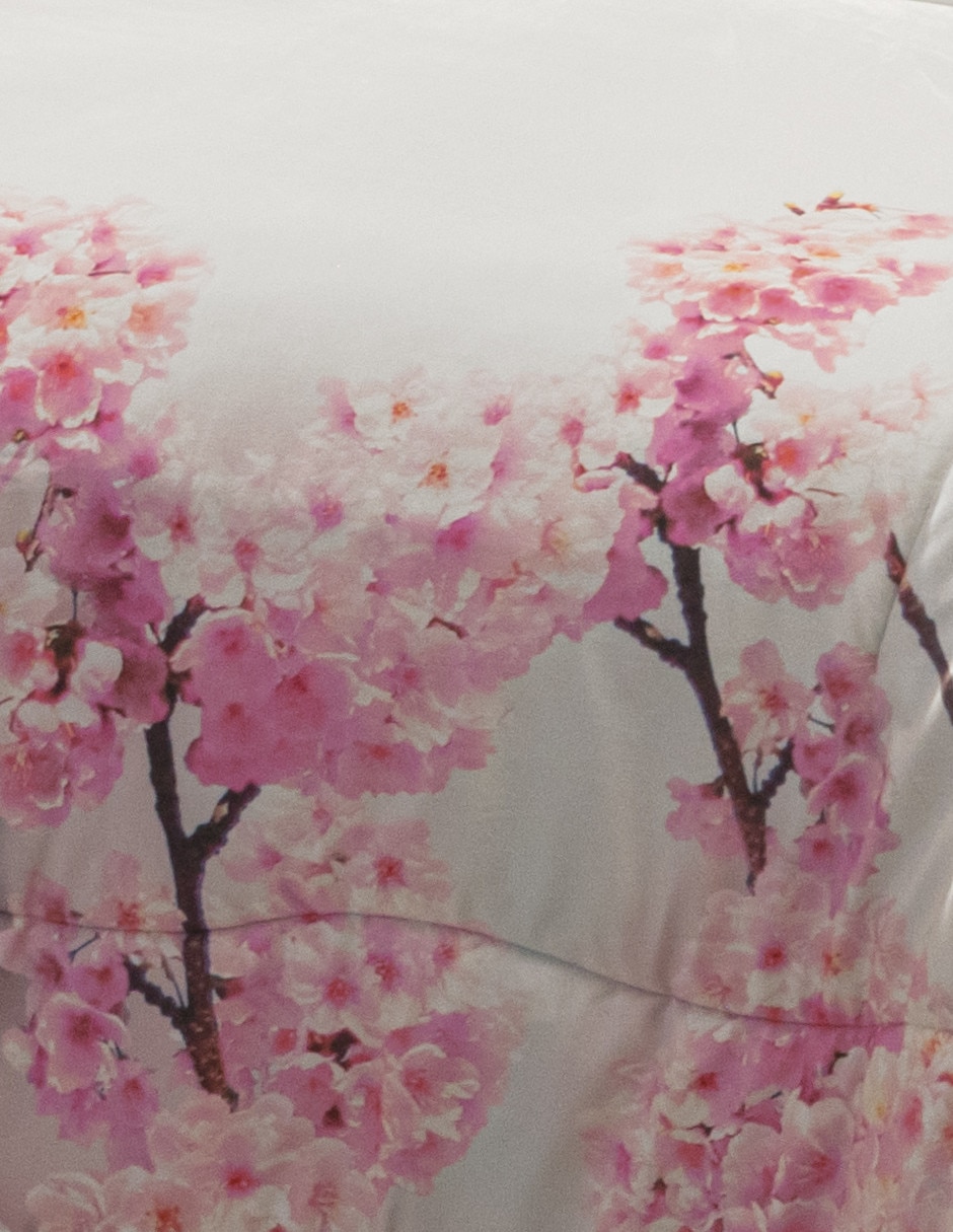 Cobertor No aplica Invernal Hanami Perla estampado Floral 4