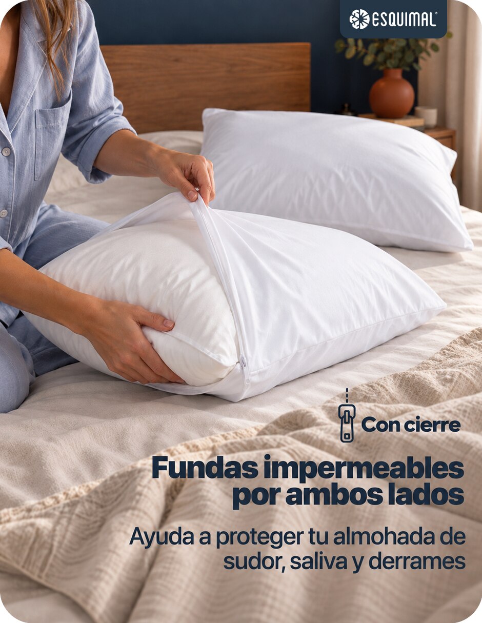 Protector de colchón 100% Transpirable Acolchado impermeable 4