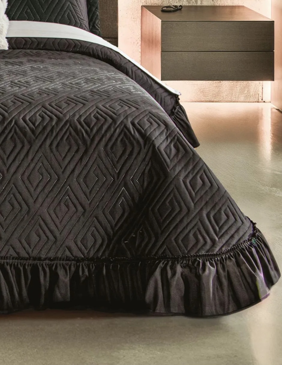 Set de colcha Volante Black Truffle 5