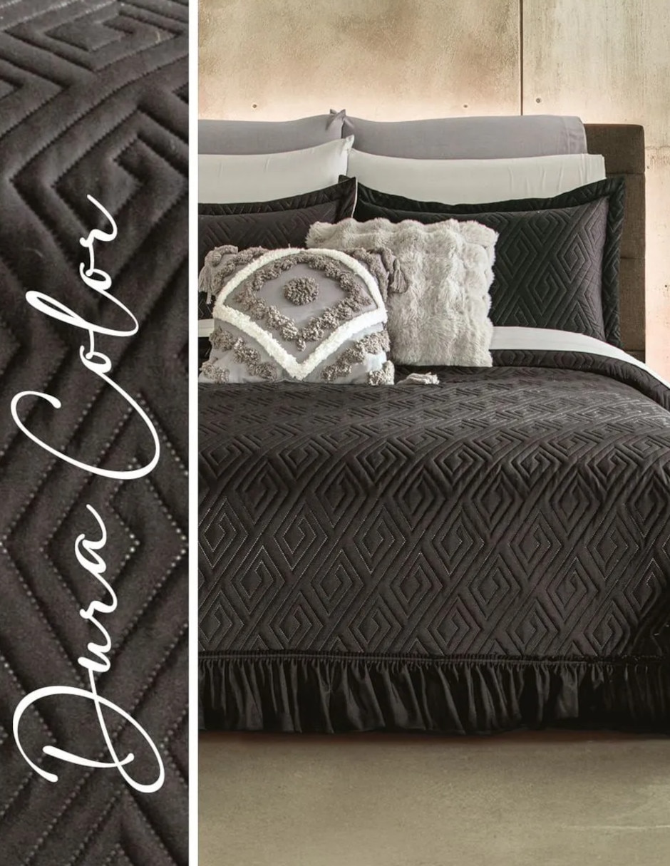 Set de colcha Volante Black Truffle 7