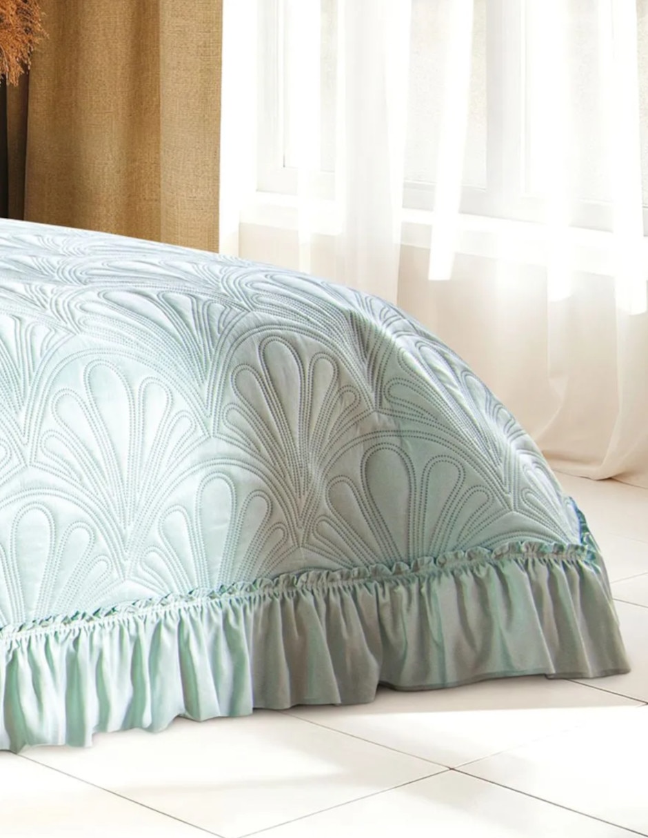 Set de colcha Volante Acqua Sorbet 2