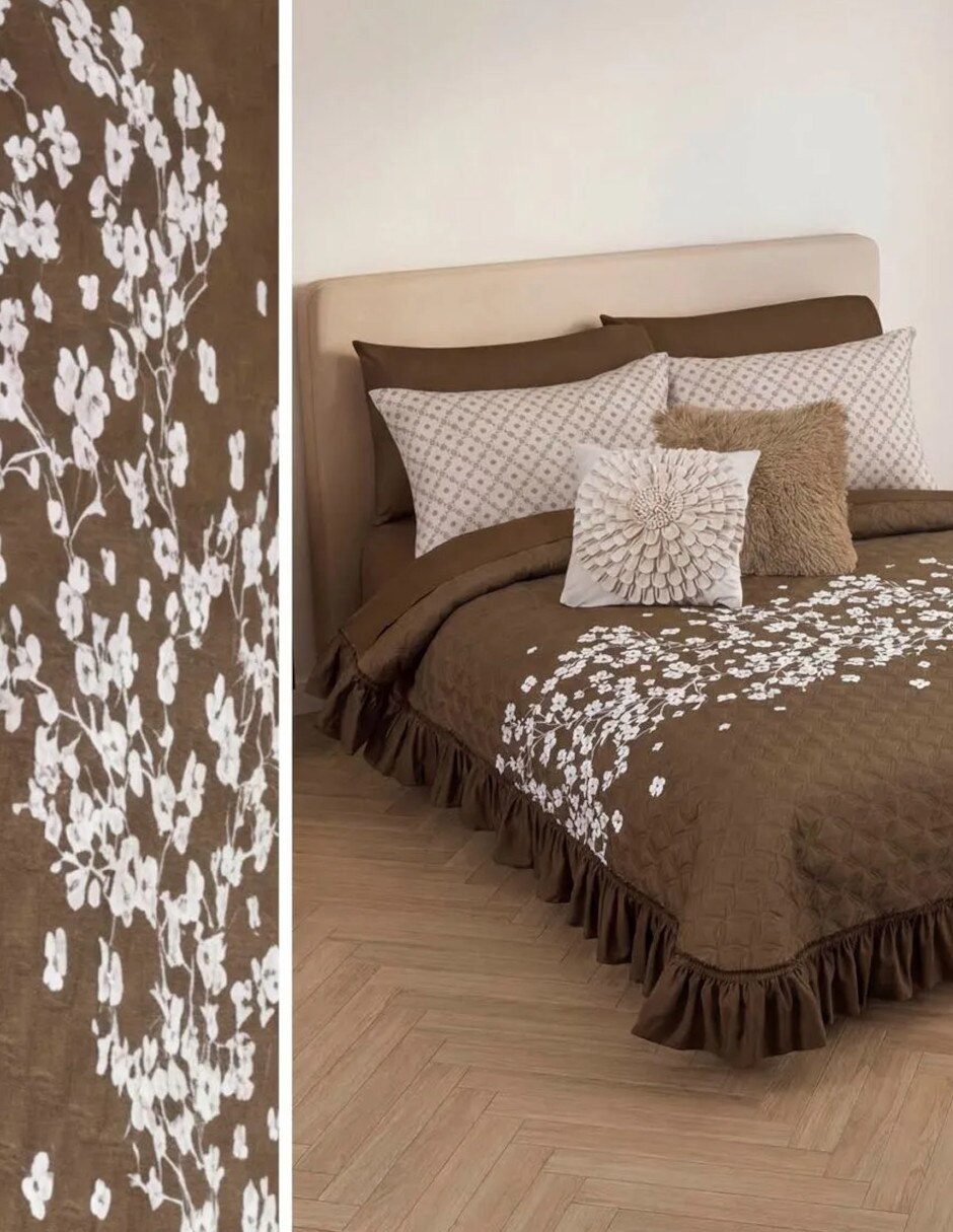 Set de colcha Volante Woodland Bloom 4