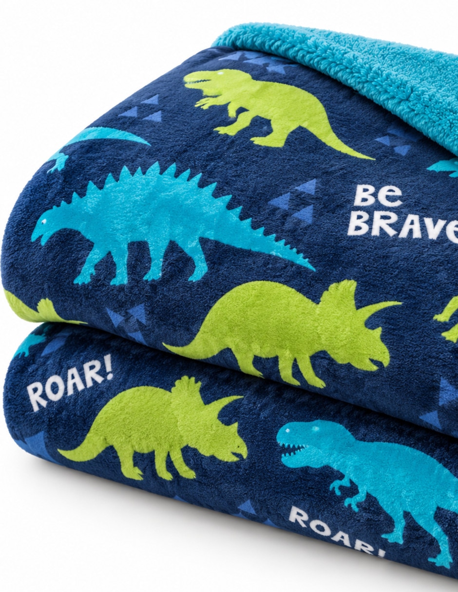 Cobertor Dinosaurios Ultracálido Dinosaurios estampado Dinosaurio 6