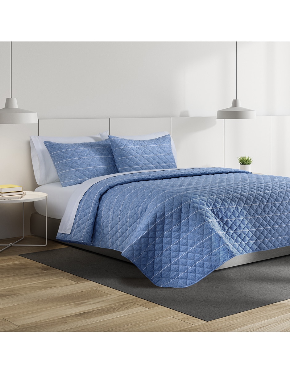 Set de colcha HUDSON BLUE Set de colcha HUDSON BLUE