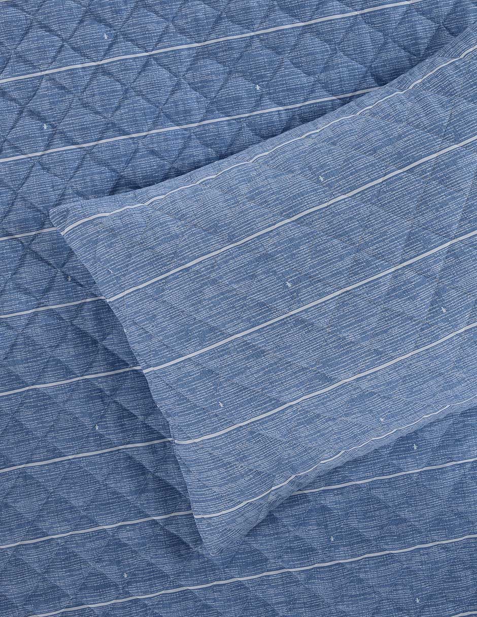Set de colcha HUDSON BLUE 3