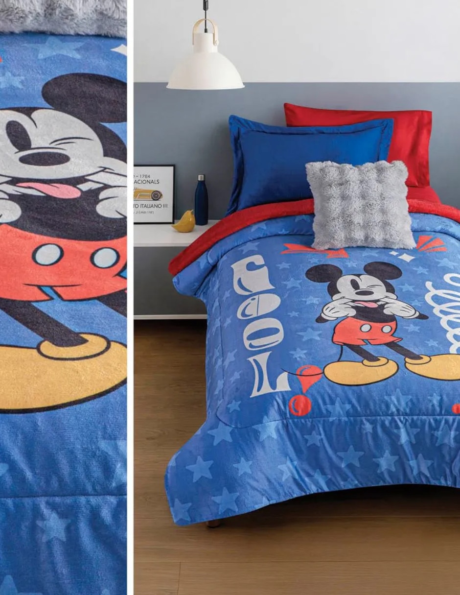 Cobertor Mickey Mouse Acolchado Invernal Mickey estampado Infantil 4