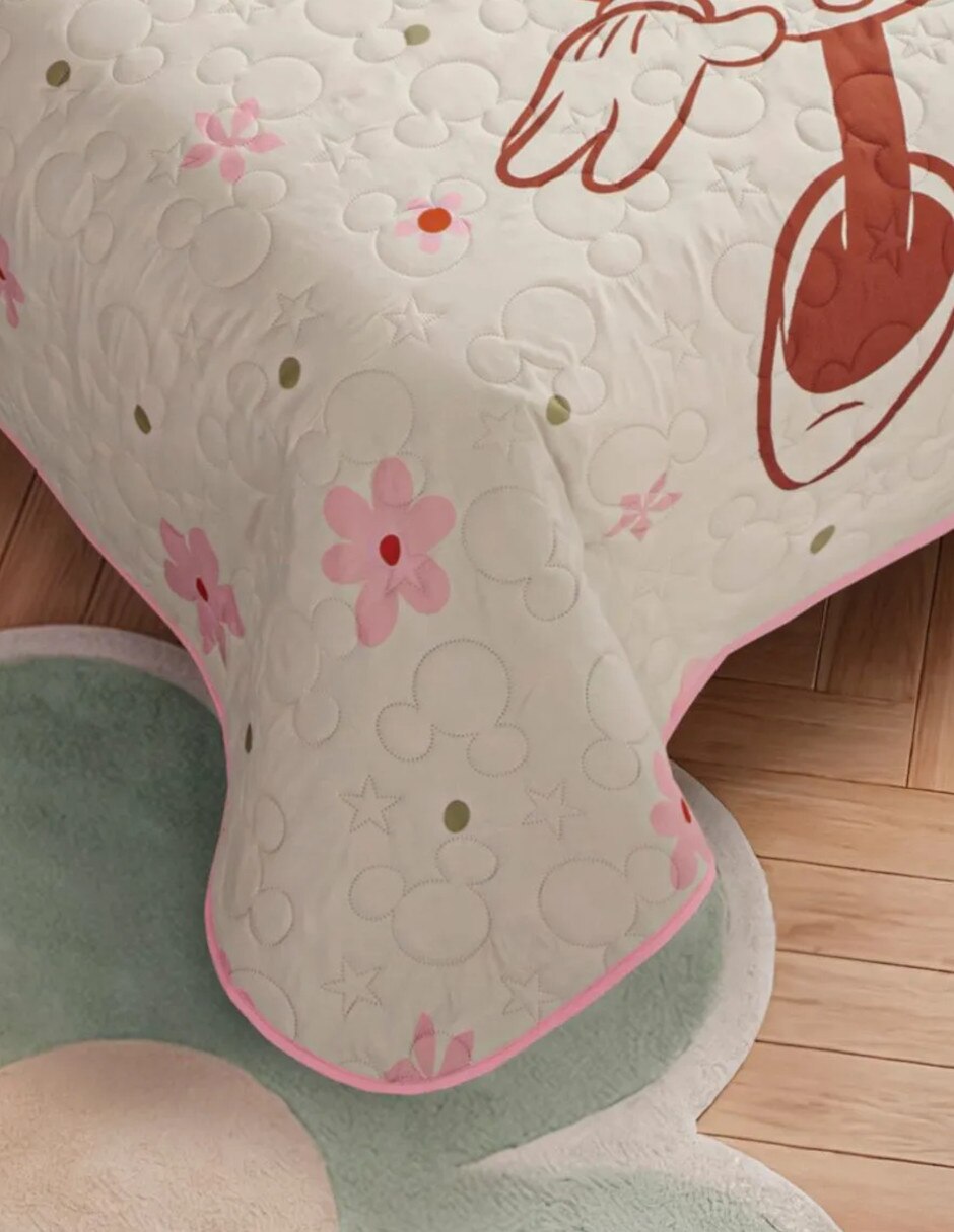 Colcha Minnie Flowers 3
