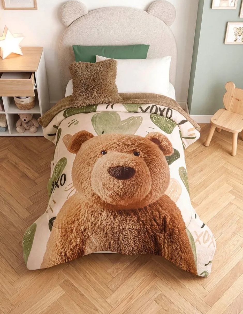 Cobertor Peludito Teddy XoXo estampado Infantil Cobertor Peludito Teddy XoXo estampado Infantil