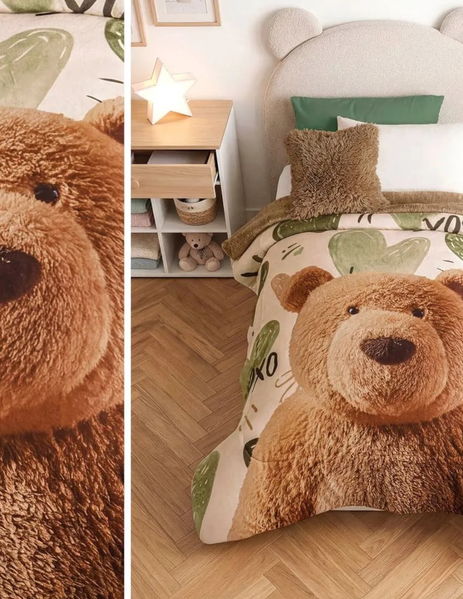Cobertor Peludito Teddy XoXo estampado Infantil 2