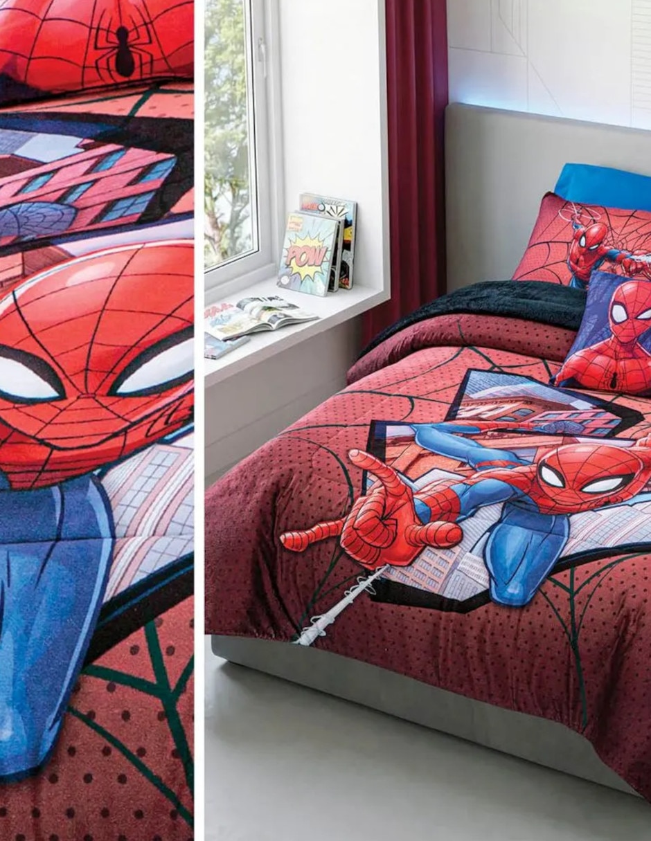 Cobertor No aplica Spider Man Pro estampado Infantil 4