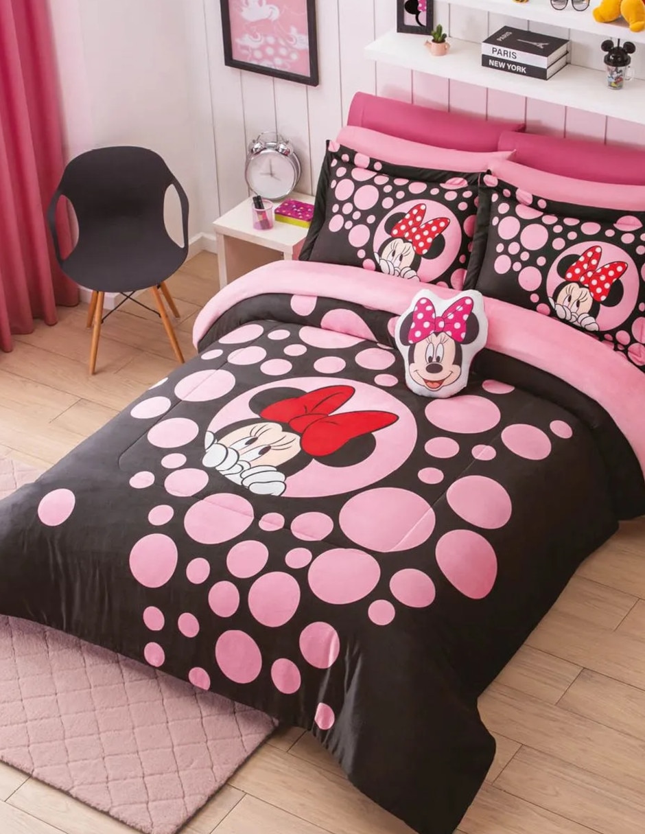 Cobertor Minnie Minnie Dots estampado Infantil Cobertor Minnie Minnie Dots estampado Infantil