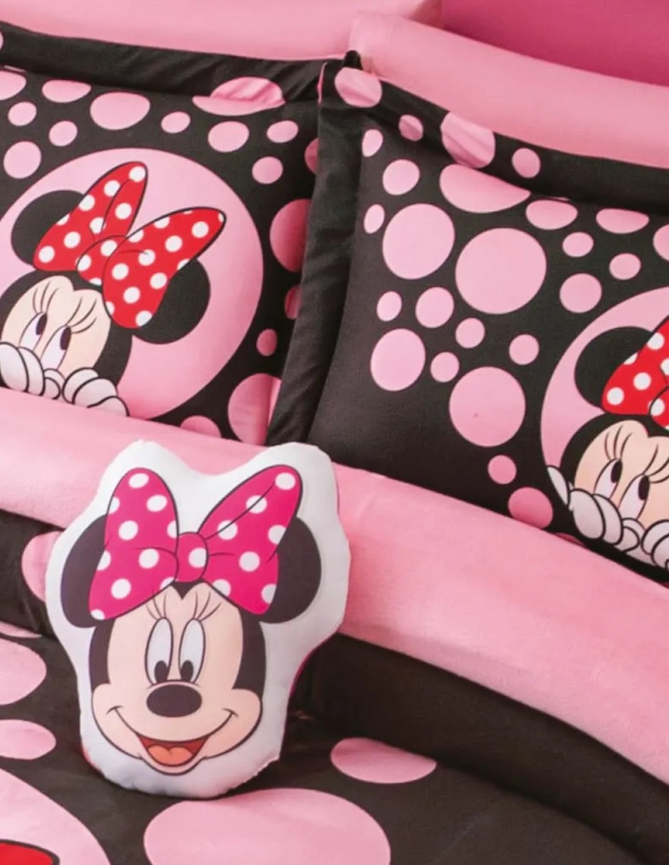 Cobertor Minnie Minnie Dots estampado Infantil 2