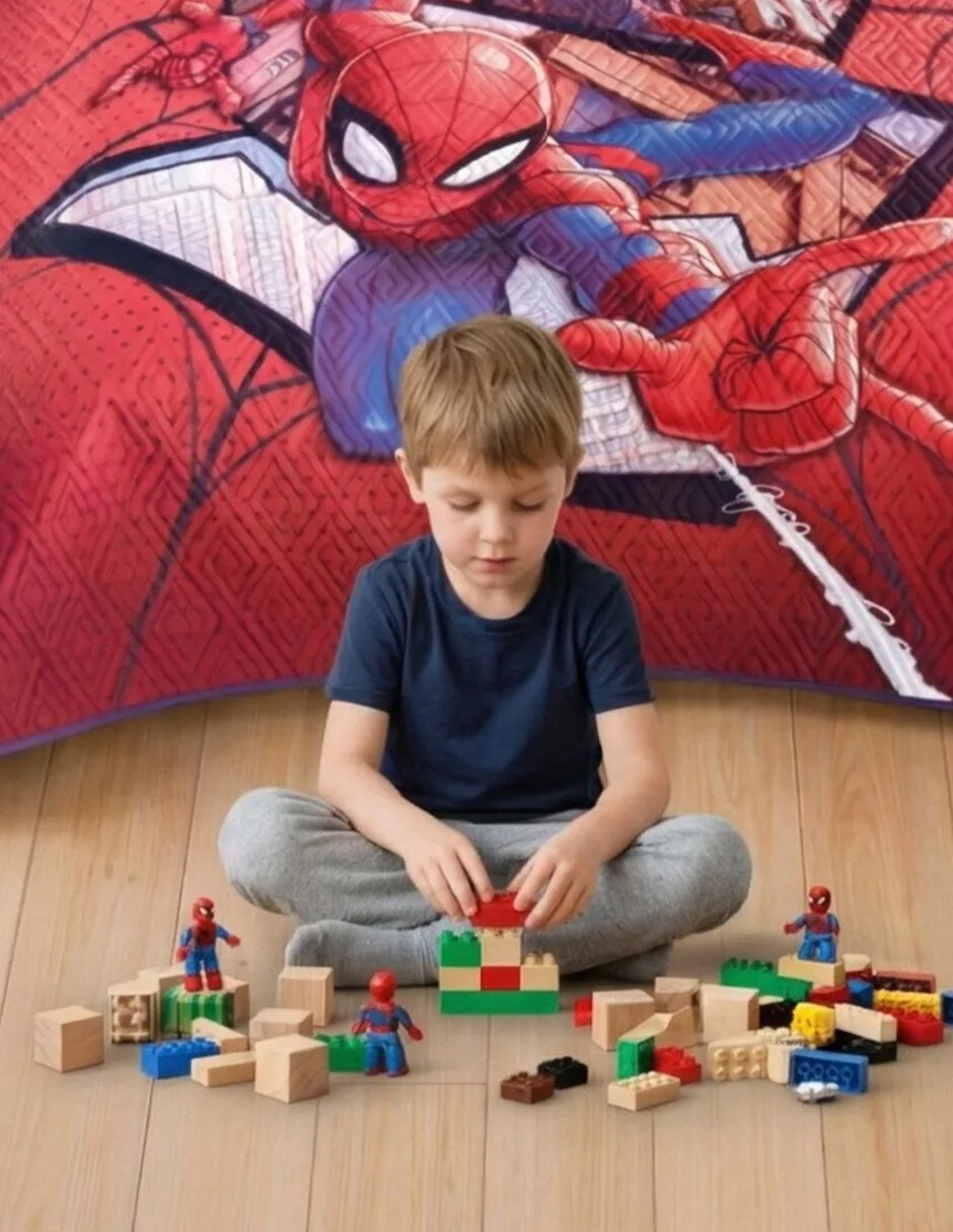 Colcha Spider Man Red 4