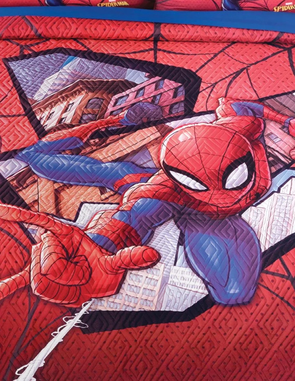 Colcha Spider Man Red 5