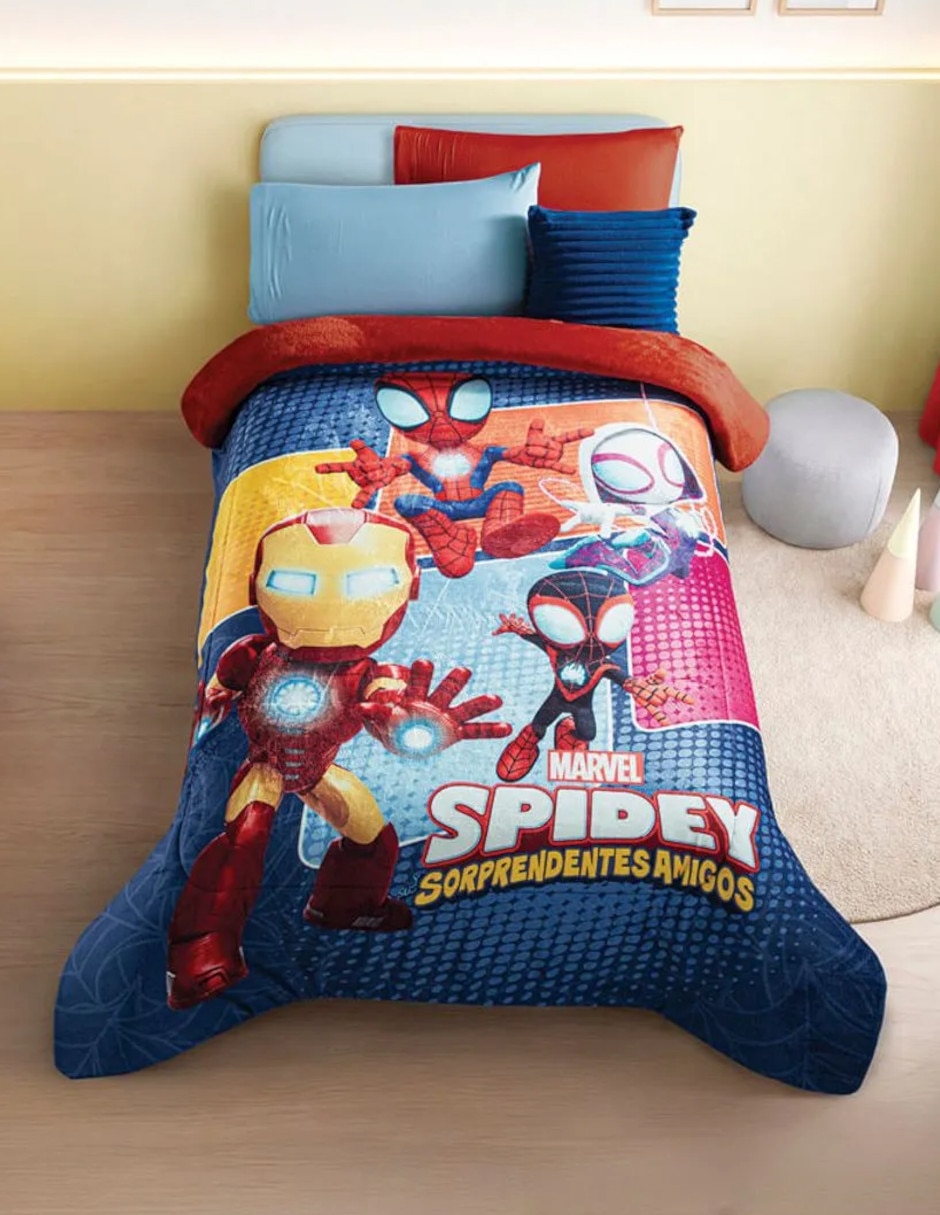 Cobertor Spidey Spidey & Friends estampado Infantil Cobertor Spidey Spidey & Friends estampado Infantil