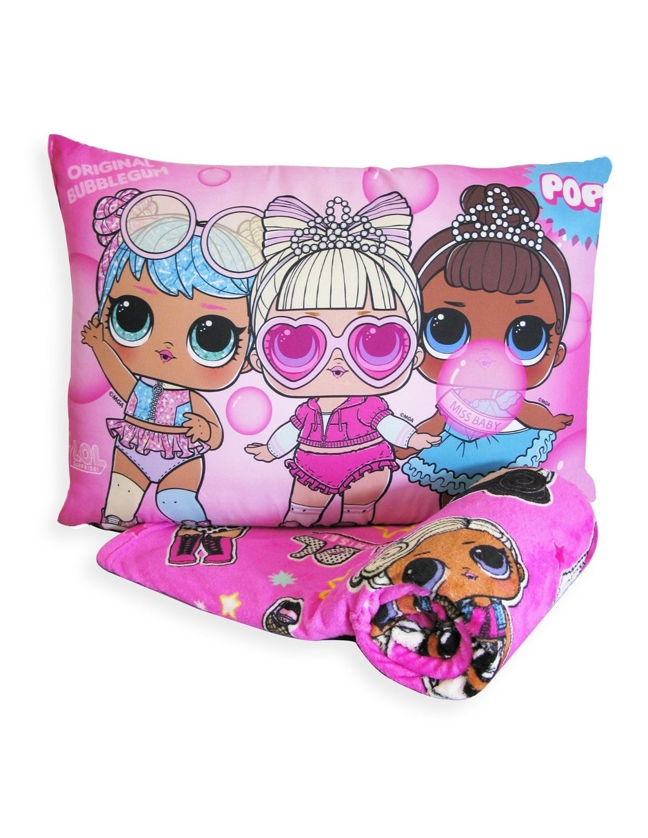 Set frazada/cojin Clásica de tejido No aplica INFANTIL LOL Surprise Set frazada/cojin Clásica de tejido No aplica INFANTIL LOL Surprise